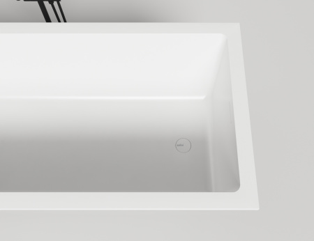 Ванна из литьевго мрамора Salini CASCATA 104813G 170х70 встраиваемая прямоугольная с ножками